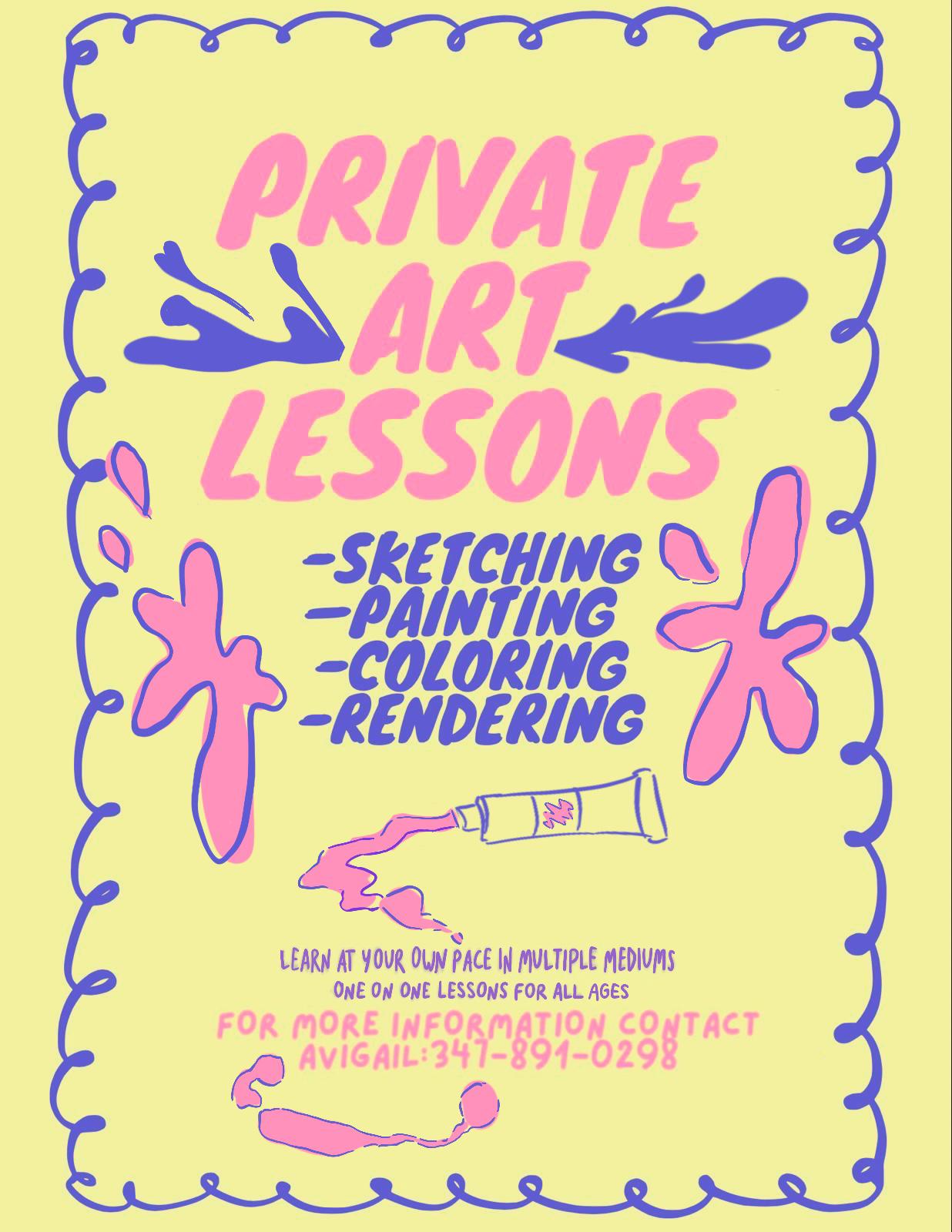 Private art lessons