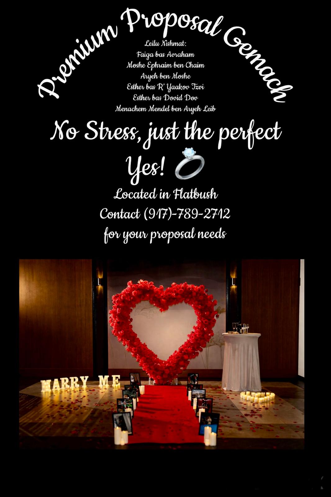 The Premium Proposal Gemach