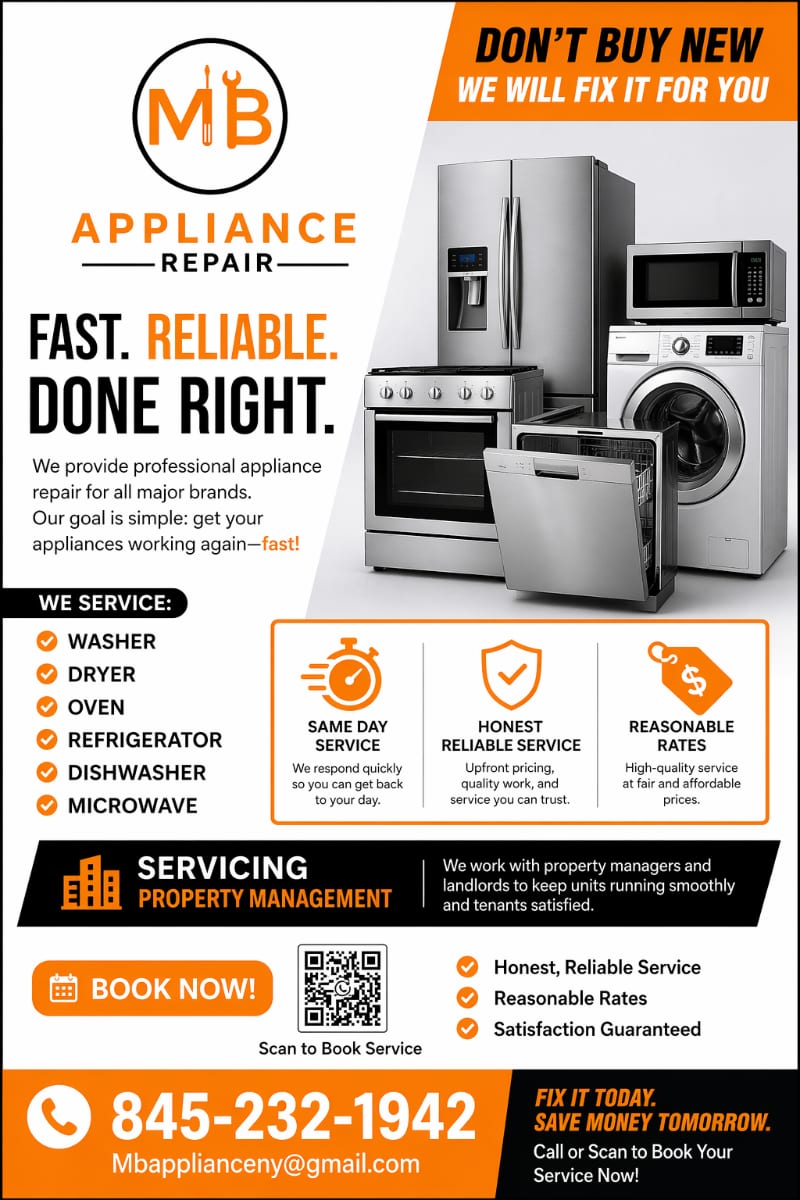 MB APPLIANCE REPAIR